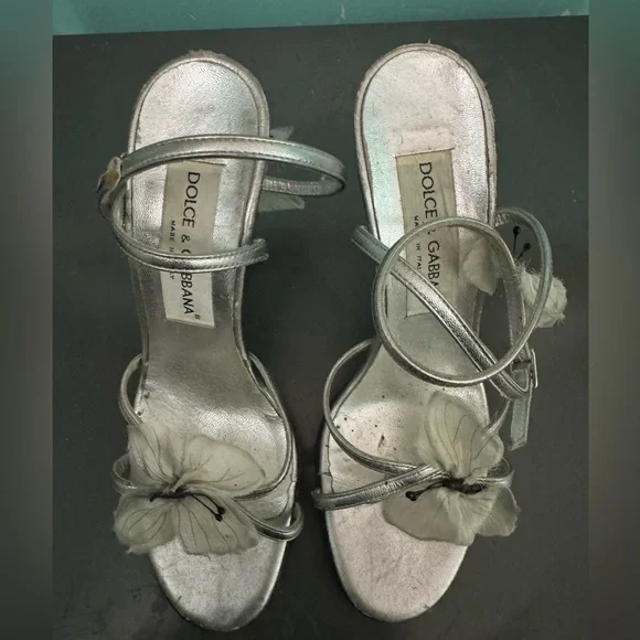 (SOLD) Dolce and Gabanna  butterfly heels (vintage-as seen on Mariah Carey) - Picture 9 of 10